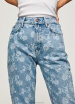 Denim Violet High Waisted Relaxed Fit Jeans Pepe Jeans L20F2F77 Women - Image 3