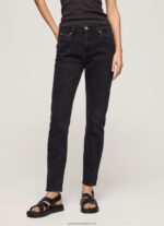 Denim Violet Loose Fit High Waisted Jeans Pepe Jeans L20F2F92 Women - Image 2