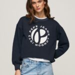 Dulwich Circular Logo Cotton Jumper Pepe Jeans L20F2F279 Women