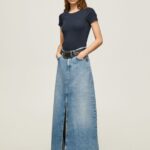 Dulwich Cotton T-Shirt With Logo Pepe Jeans L20F2F417 Women