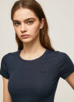 Dulwich Cotton T-Shirt With Logo Pepe Jeans L20F2F417 Women - Image 3