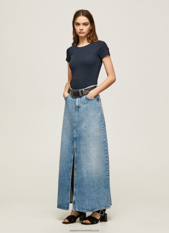 dulwich_cotton_t_shirt_with_logo_pepe_jeans_l20f2f417_women.jpg Dulwich Cotton T-Shirt With Logo Pepe Jeans L20F2F417 Women - Image 1