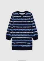 Dulwich Degraded Stripes Mini Dress Pepe Jeans L20F2F1391 Girl