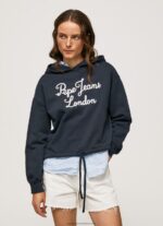 Dulwich Embroidered Logo Cotton Jumper Pepe Jeans L20F2F268 Women