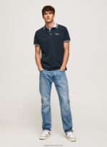 Dulwich Embroidered Logo Pique Polo Shirt Pepe Jeans L20F2F1076 Men - Image 2