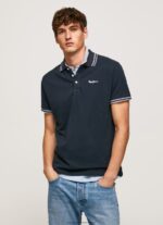 Dulwich Embroidered Logo Pique Polo Shirt Pepe Jeans L20F2F1076 Men - Image 3