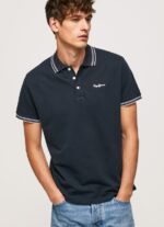 Dulwich Embroidered Logo Pique Polo Shirt Pepe Jeans L20F2F1076 Men - Image 4