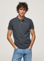Dulwich Embroidered Logo Pique Polo Shirt Pepe Jeans L20F2F1097 Men