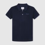 Dulwich Embroidered Logo Pique Polo Shirt Pepe Jeans L20F2F1673 Boy