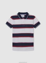 Dulwich Embroidered Logo Pique Polo Shirt Pepe Jeans L20F2F1673 Boy - Image 5