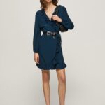 Dulwich Esha Wrapping Short Dress Pepe Jeans L20F2F158 Women