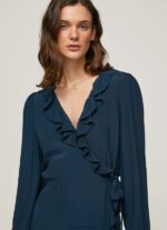 Dulwich Esha Wrapping Short Dress Pepe Jeans L20F2F158 Women - Image 3