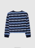 Dulwich Faded-Striped Cotton Jumper Pepe Jeans L20F2F1408 Girl - Image 2