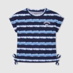 Dulwich Faded Stripes Cotton T-Shirt Pepe Jeans L20F2F1463 Girl