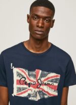 Dulwich Flag Logo N Waving Flag T-Shirt Pepe Jeans L20F2F935 Men