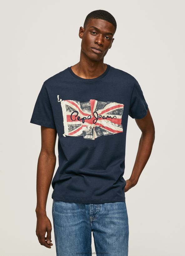 Dulwich Flag Logo N Waving Flag T-Shirt Pepe Jeans L20F2F935 Men - Image 3