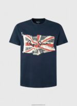 Dulwich Flag Logo N Waving Flag T-Shirt Pepe Jeans L20F2F935 Men - Image 5