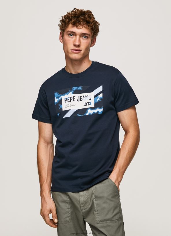 dulwich_flag_print_cotton_t_shirt_pepe_jeans_l20f2f956_men.jpg Dulwich Flag Print Cotton T-Shirt Pepe Jeans L20F2F956 Men - Image 1