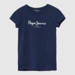 Dulwich Glitter Logo T-Shirt Pepe Jeans L20F2F1428 Girl
