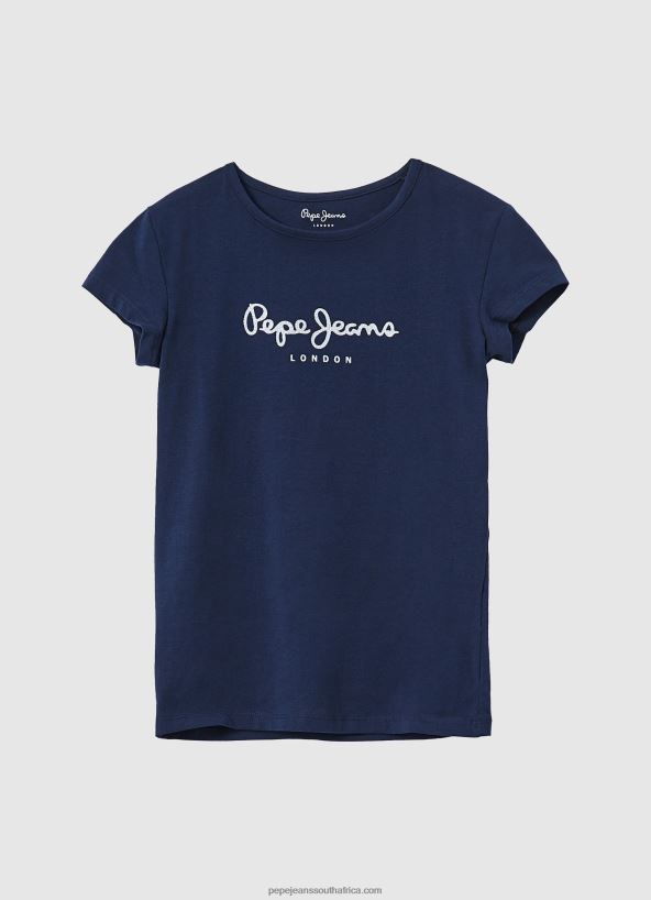 dulwich_glitter_logo_t_shirt_pepe_jeans_l20f2f1428_girl.jpg Dulwich Glitter Logo T-Shirt Pepe Jeans L20F2F1428 Girl - Image 1
