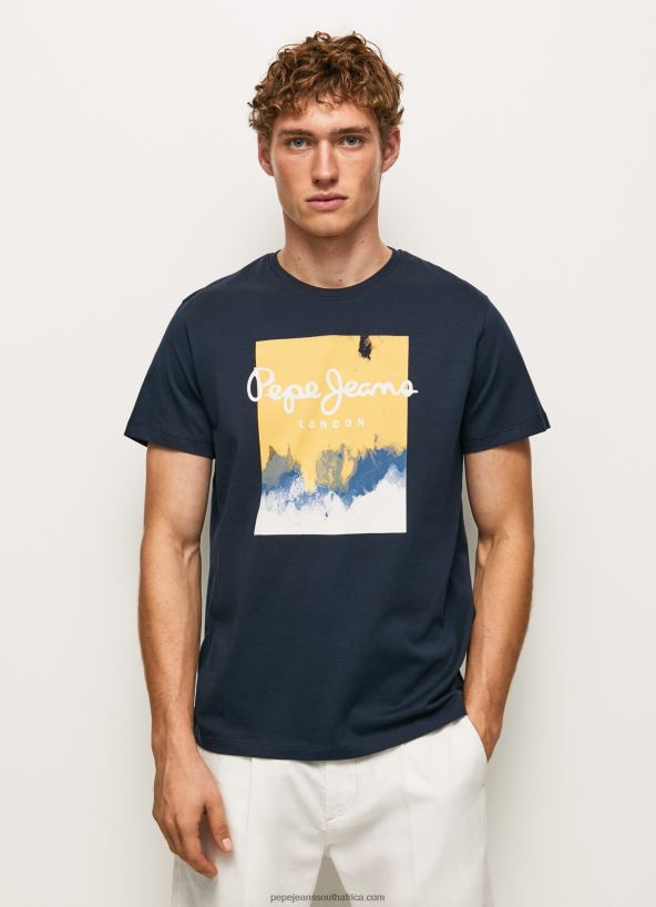 dulwich_logo_print_t_shirt_pepe_jeans_l20f2f979_men.jpg Dulwich Logo Print T-Shirt Pepe Jeans L20F2F979 Men - Image 1