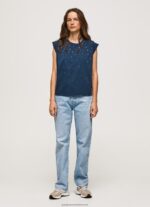 Dulwich Marbled Armhole-Sleeved T-Shirt Pepe Jeans L20F2F406 Women - Image 2