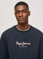 Dulwich Printed Logo Cotton Jumper Pepe Jeans L20F2F884 Men - Image 3