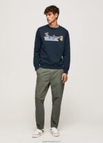 Dulwich Rounded Collar Cotton Jumper Pepe Jeans L20F2F894 Men