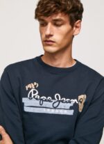 Dulwich Rounded Collar Cotton Jumper Pepe Jeans L20F2F894 Men - Image 3