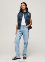 Dulwich Rubber Patch Logo Padded Waistcoat Pepe Jeans L20F2F118 Women