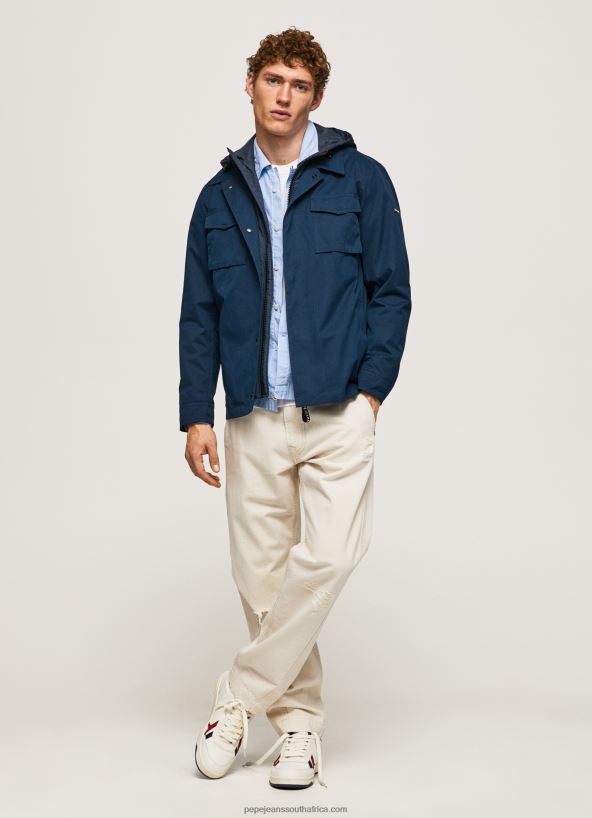 Dulwich Short Parka With Detachable Bib Pepe Jeans L20F2F832 Men - Image 2