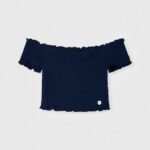 Dulwich Short-Sleeved Gathered Top Pepe Jeans L20F2F1425 Girl