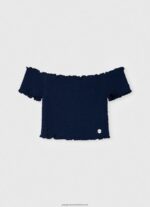 Dulwich Short-Sleeved Gathered Top Pepe Jeans L20F2F1425 Girl