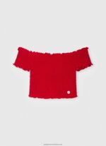 Dulwich Short-Sleeved Gathered Top Pepe Jeans L20F2F1425 Girl - Image 4