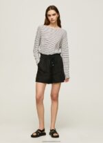 Dulwich Striped Long Sleeved T-Shirt Pepe Jeans L20F2F436 Women - Image 2