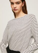 Dulwich Striped Long Sleeved T-Shirt Pepe Jeans L20F2F436 Women - Image 3