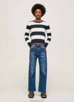 Dulwich Striped Print Cotton Jersey Pepe Jeans L20F2F255 Women - Image 2