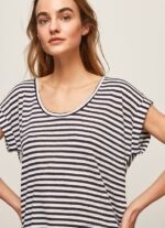 Dulwich Striped Print T-Shirt Pepe Jeans L20F2F458 Women - Image 3