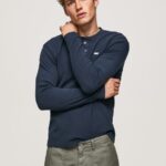 Dulwich Waffle Knit Cotton T-Shirt Pepe Jeans L20F2F923 Men