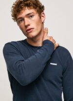 Dulwich Waffle Knit Cotton T-Shirt Pepe Jeans L20F2F923 Men - Image 3
