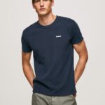 Dulwich Waffle Knit Cotton T-Shirt Pepe Jeans L20F2F959 Men
