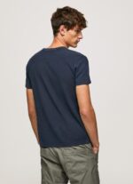 Dulwich Waffle Knit Cotton T-Shirt Pepe Jeans L20F2F959 Men - Image 4