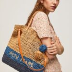 Dulwich Woven Straw Tote Bag Pepe Jeans L20F2F745 Women