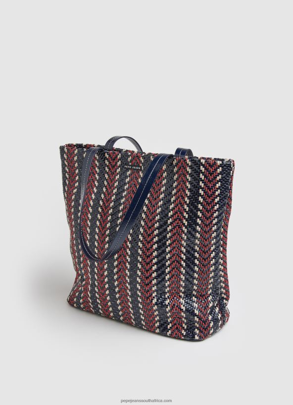 Dulwich Zig Zag Fabric Shopper Bag Pepe Jeans L20F2F739 Women - Image 2