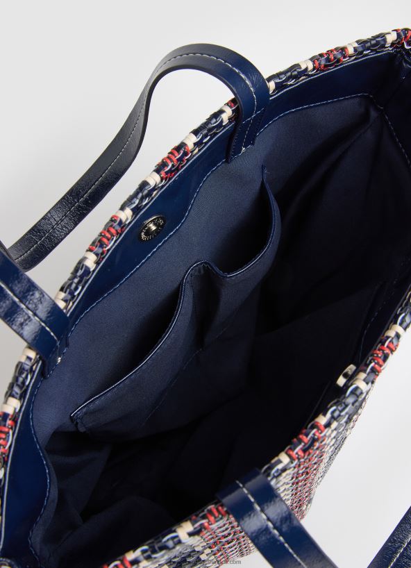 Dulwich Zig Zag Fabric Shopper Bag Pepe Jeans L20F2F739 Women - Image 3