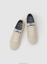Ecru Basic Brady Sneakers Pepe Jeans L20F2F1214 Men - Image 2
