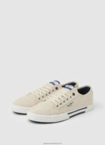 Ecru Basic Brady Sneakers Pepe Jeans L20F2F1214 Men - Image 3