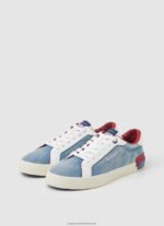 Factory Blue Kenton Denim Canvas Sneakers Pepe Jeans L20F2F627 Women - Image 3