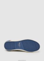 Factory Blue Kenton Denim Canvas Sneakers Pepe Jeans L20F2F627 Women - Image 5