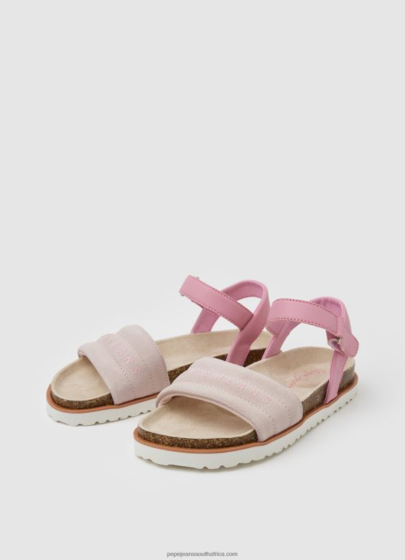Factory Pink Berlin Park Anatomical Sandals Pepe Jeans L20F2F1341 Girl - Image 3
